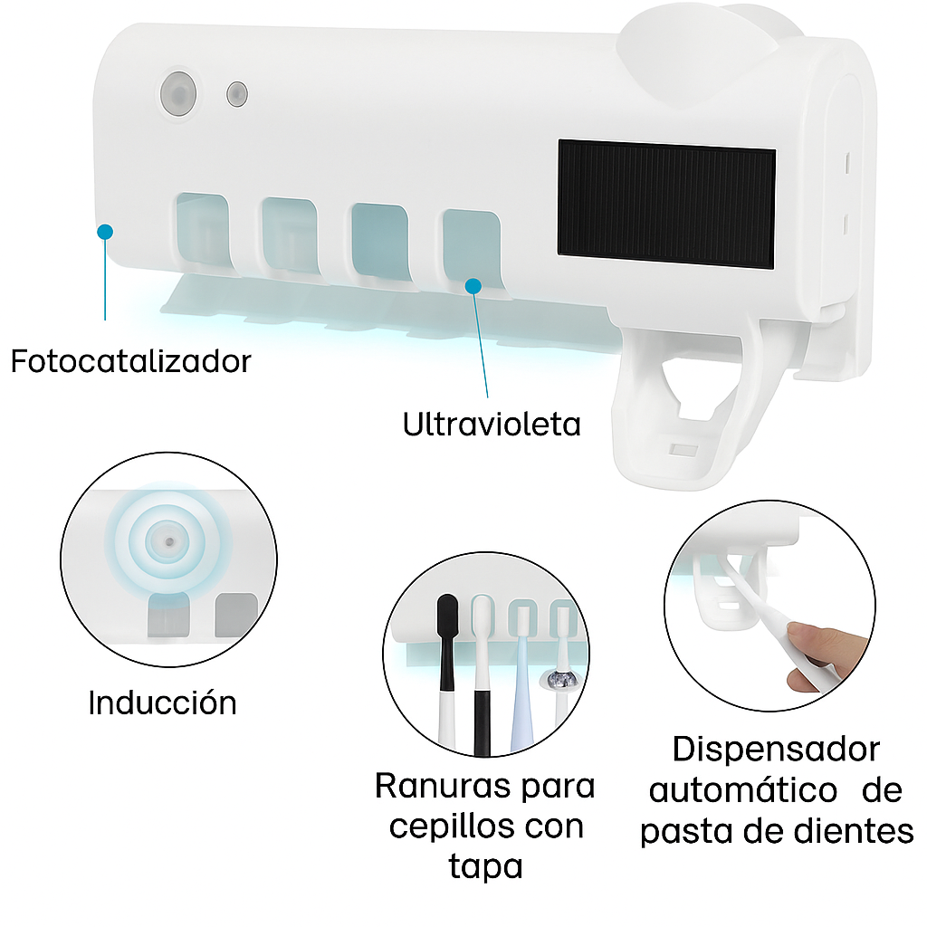 Esterilizador de Cepillos UV CLEANBRUSH+Crema de mano Gratis🎁